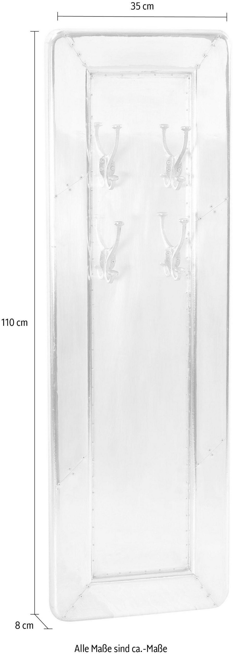 SIT Möbel Garderobe mit 4 Doppel-Haken