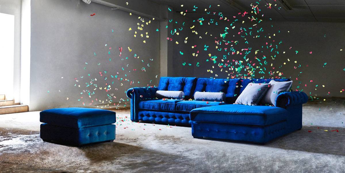 Sofa Destenzano mit Ottomane