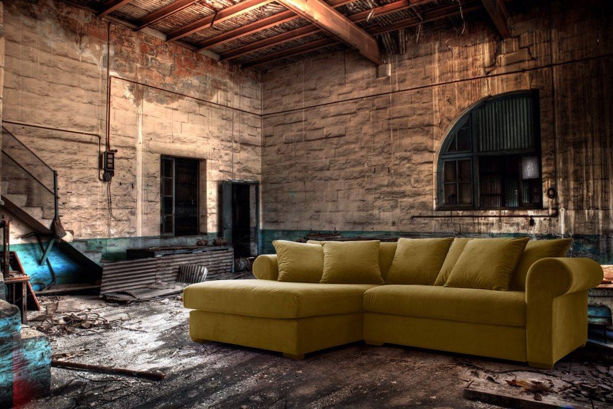 Sofa Merel mit Ottomane