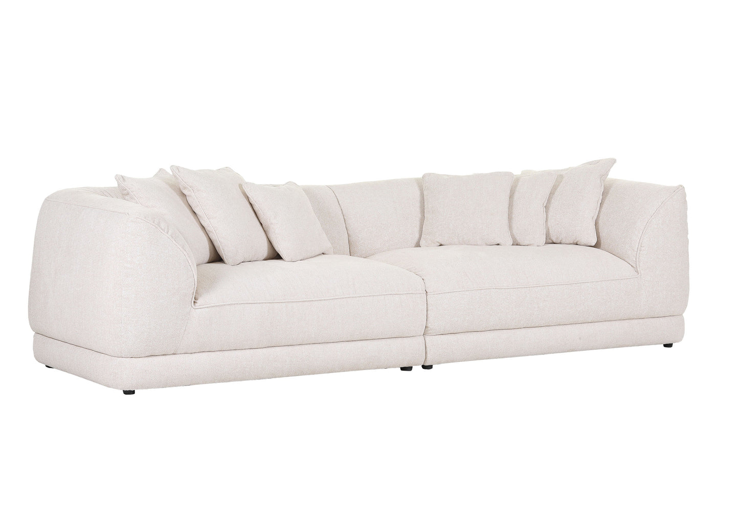 Megasofa Lissone 88309 Stoff 336/15 Hell Cord