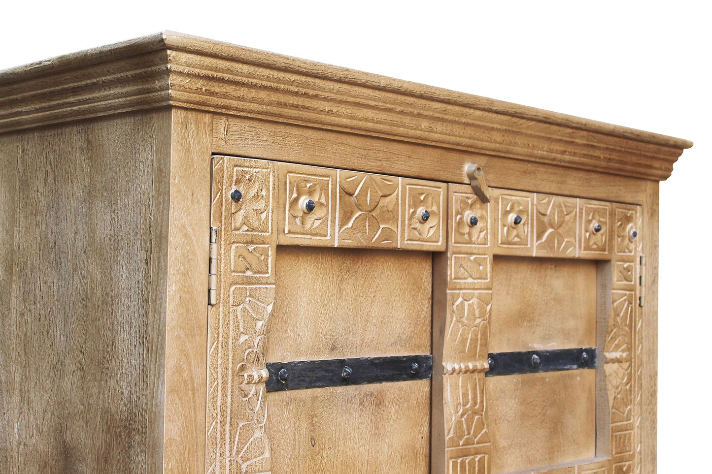 SIT Möbel Schrank mit 2 Türen | Mango-Holz natur Daipur