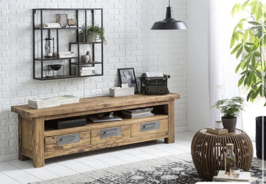Tv Lowboard CORAL – Recyceltes Teakholz