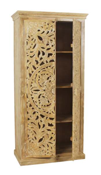 SIT Möbel LAKADEE Garderobenschrank Mango Natur