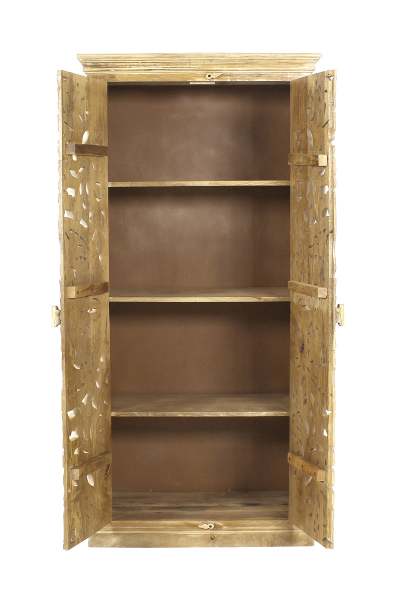 SIT Möbel LAKADEE Garderobenschrank Mango Natur