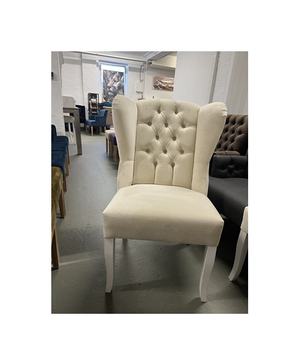 SETPREIS 6x Stuhl / Sessel / Armlenstuhl Eliza- Juke Beige/ Creme