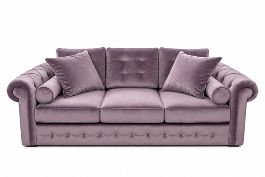 Sofa Destenzano Lila samt - 240 cm SONDERPREIS!!!