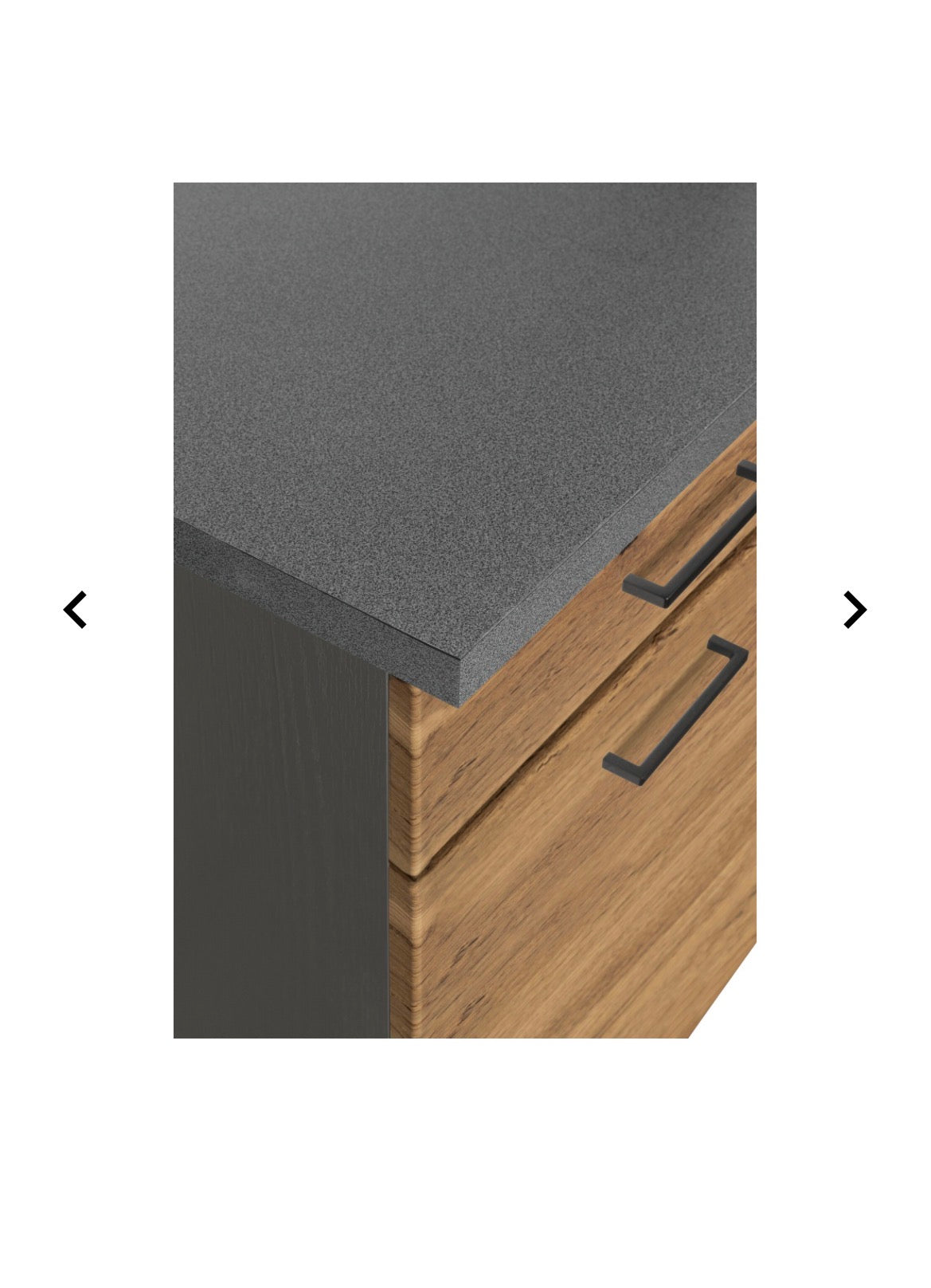 NEUE Küchenzeile mit E-Geräten, Breite 350 cm  Wotaneichefarbe