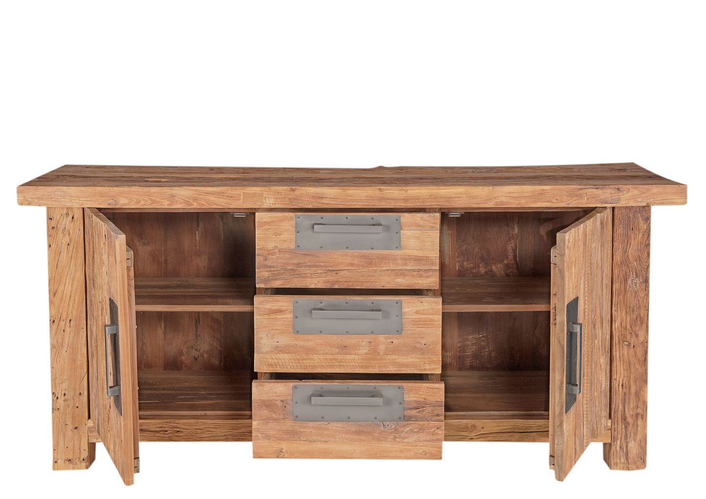 Sideboard CORAL – Recyceltes Teakholz