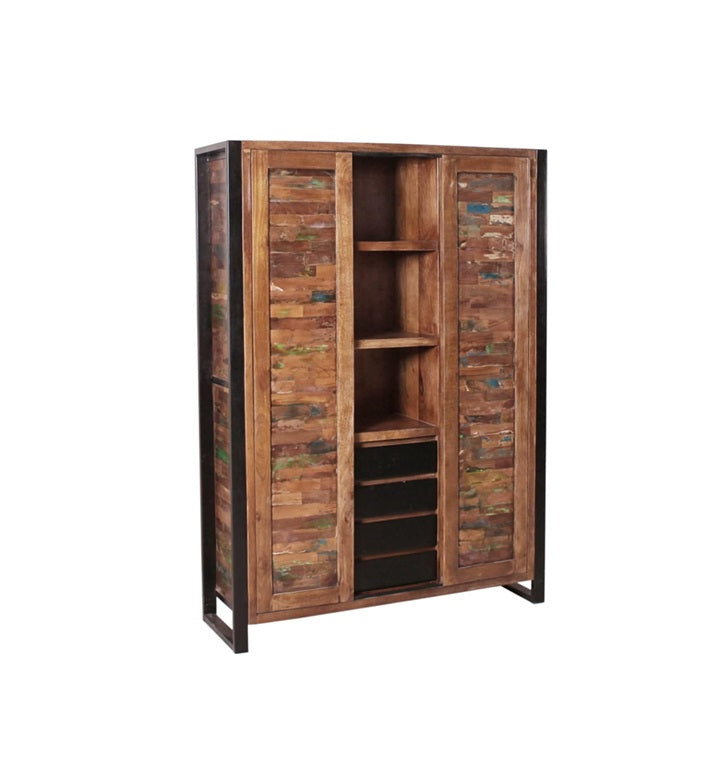 SIT Möbel MOX Mehrzweckschrank – Altholz & Metall