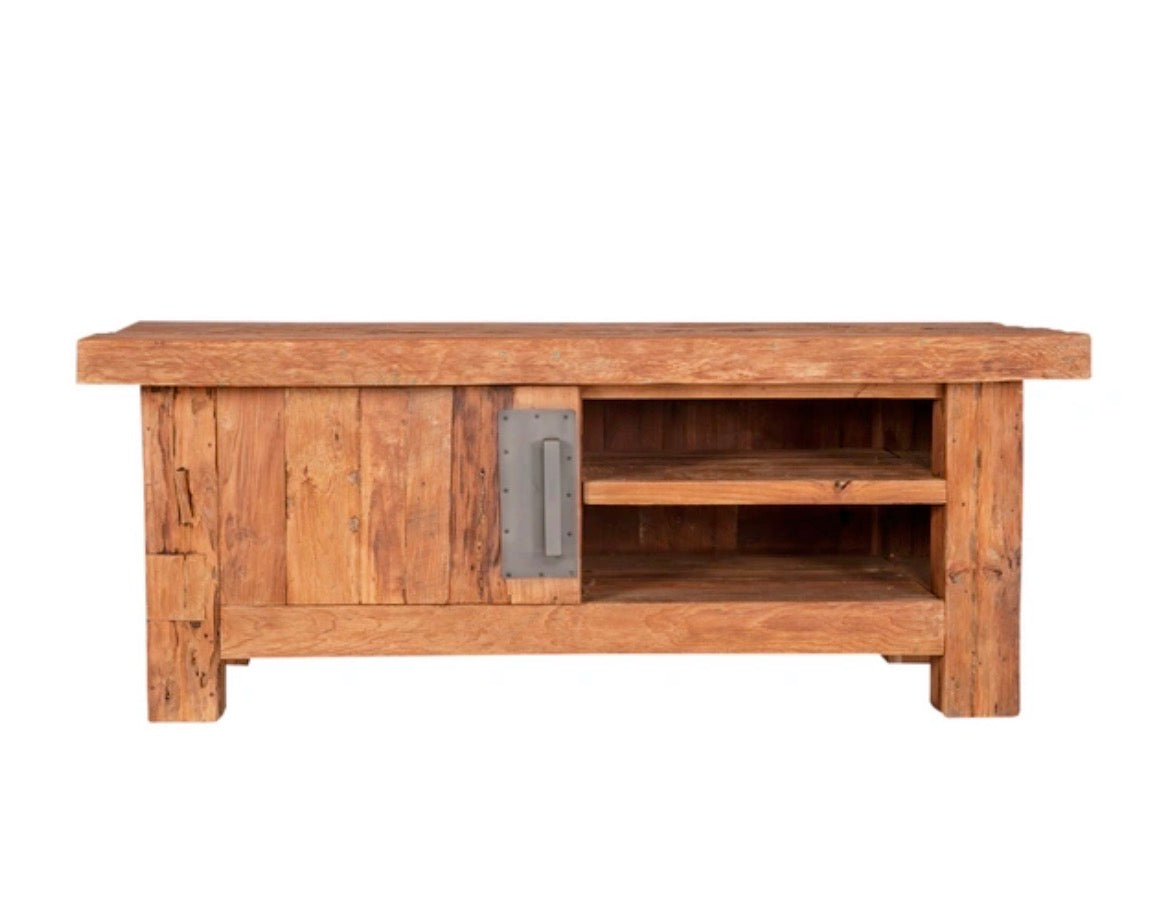 Tv Lowboard CORAL – Recyceltes Teakholz