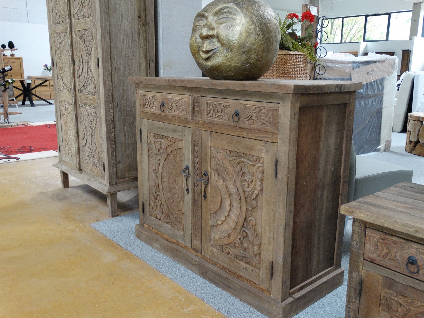 Sideboard aus Teakholz 120cm breit