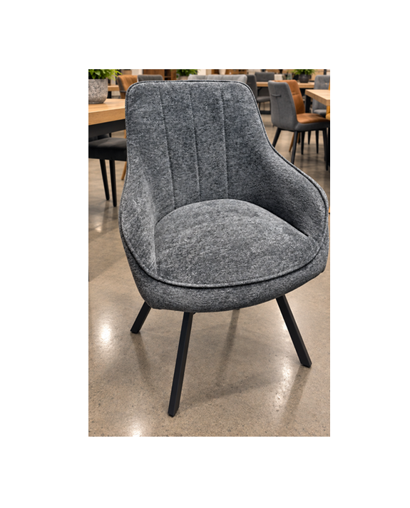 Moderne Drehstühle mit Rückdrehfunktion ( 6x verfügbar ) Anthrazit