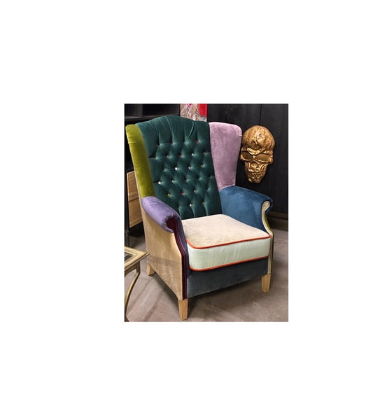 Patchwork Sessel - EIGENE HERSTELLUNG