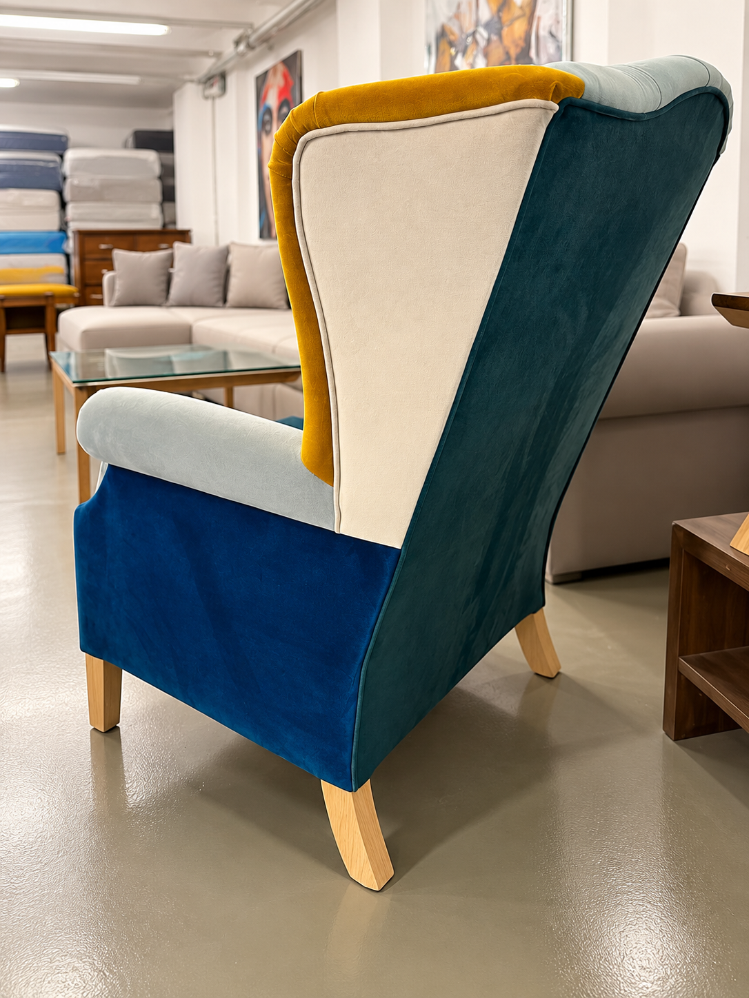 Patchwork Sessel - Eigene Herstellung