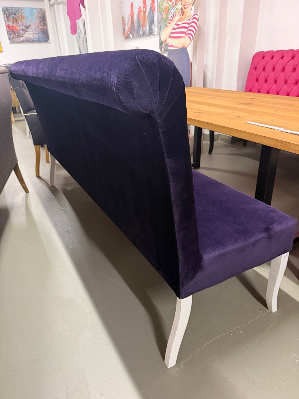 Polsterbank Vernazza 220 cm Juke Lila