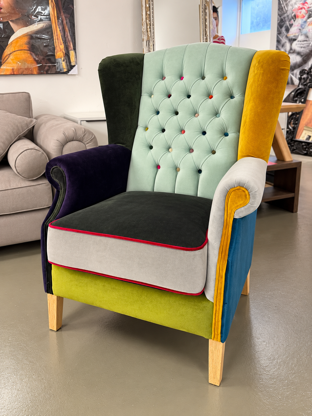 Patchwork Sessel - Eigene Herstellung