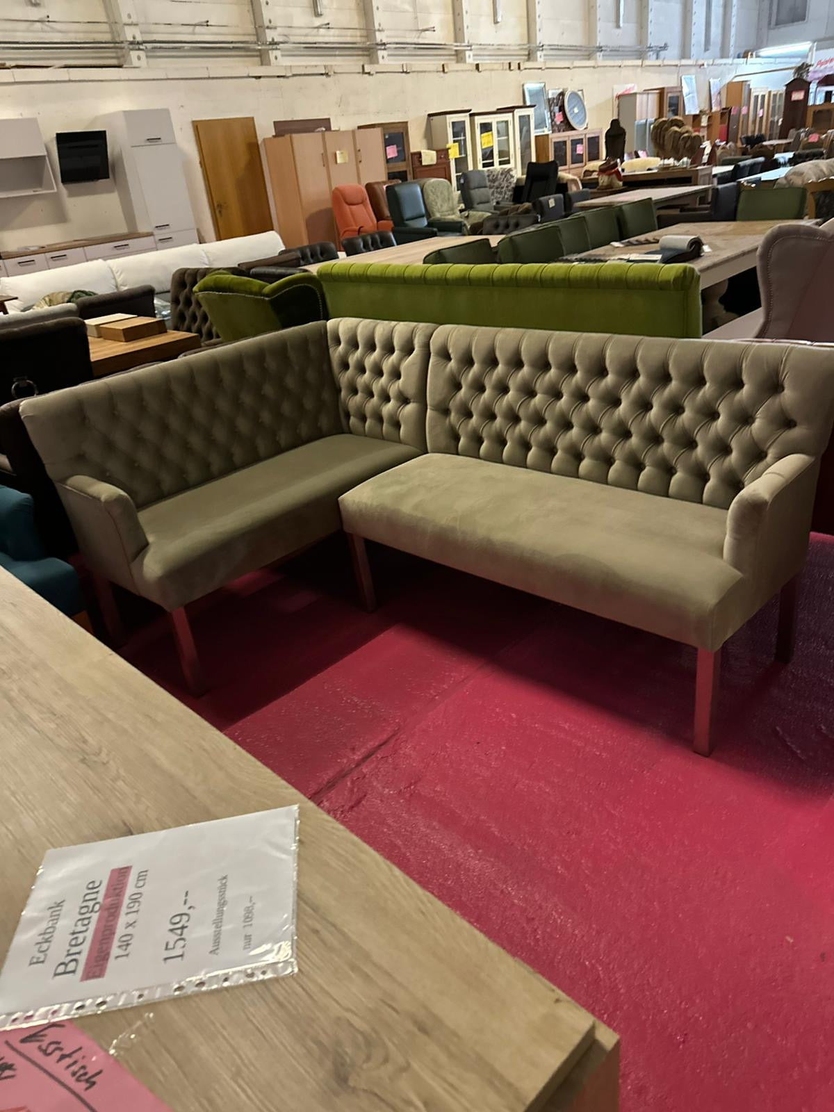 Eigene Herstellung Eckbank Bretagne - 30%