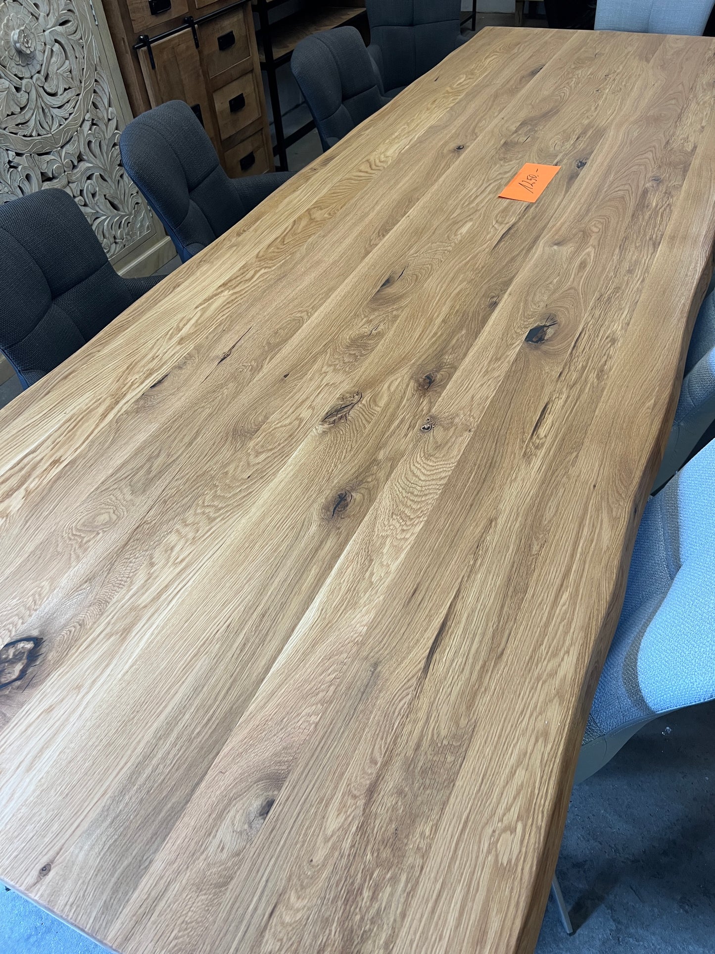 Esstisch Eiche Massiv Baumkante 300cm x 100cm