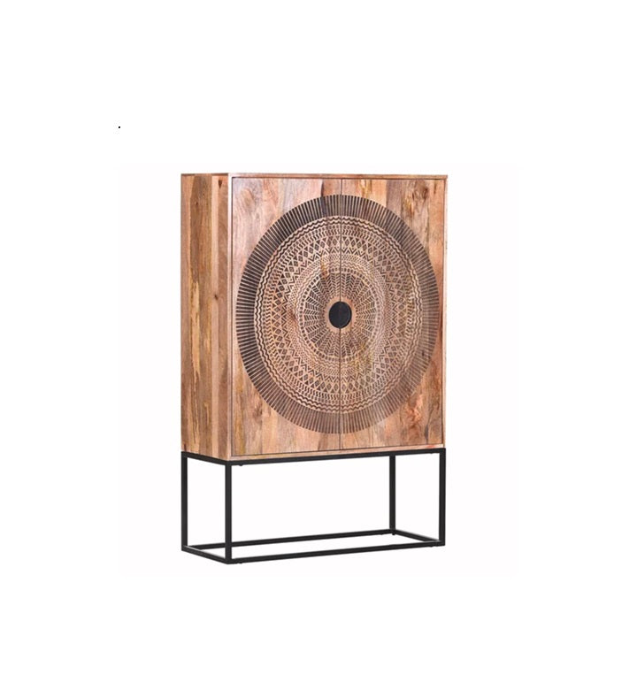 Highboard aus massivem Mangoholz