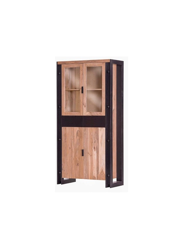 Tolle Vitrine aus Akazienholz