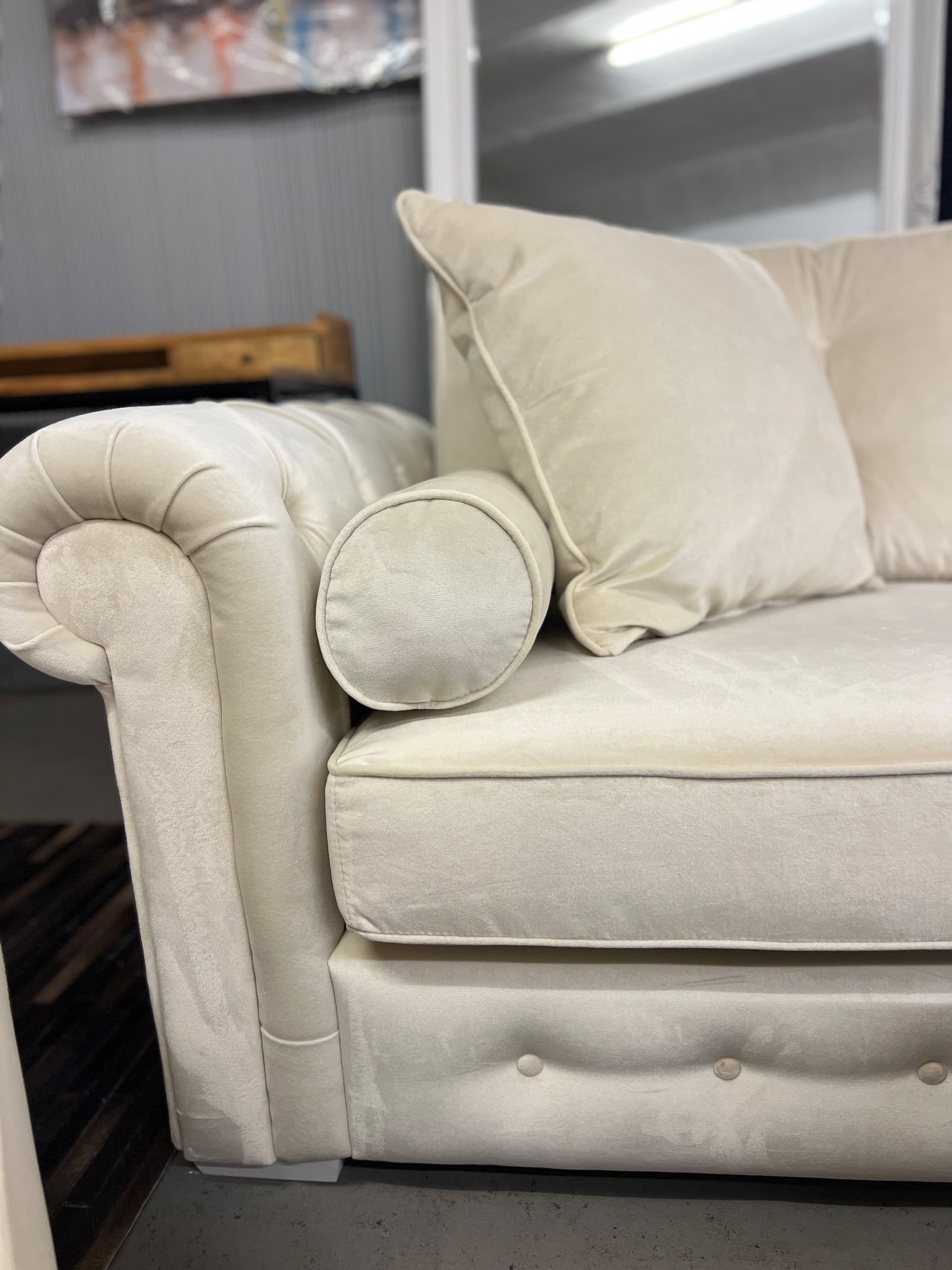 Sofa mit Ottomane HOCKER GRATIS DAZU!!! - 320cm x 170cm
