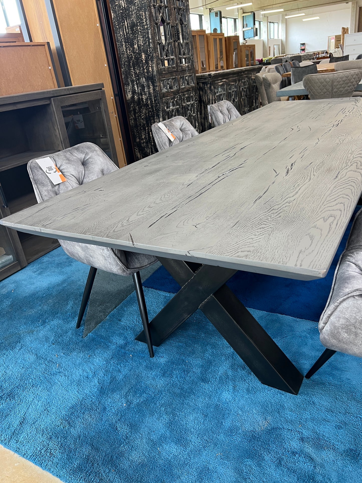 Esstisch Eiche Massiv sandgestrahlt 280cm x 100 cm