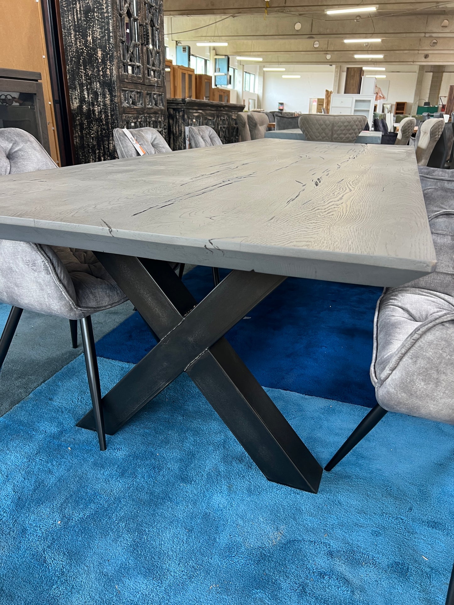 Esstisch Eiche Massiv sandgestrahlt 280cm x 100 cm