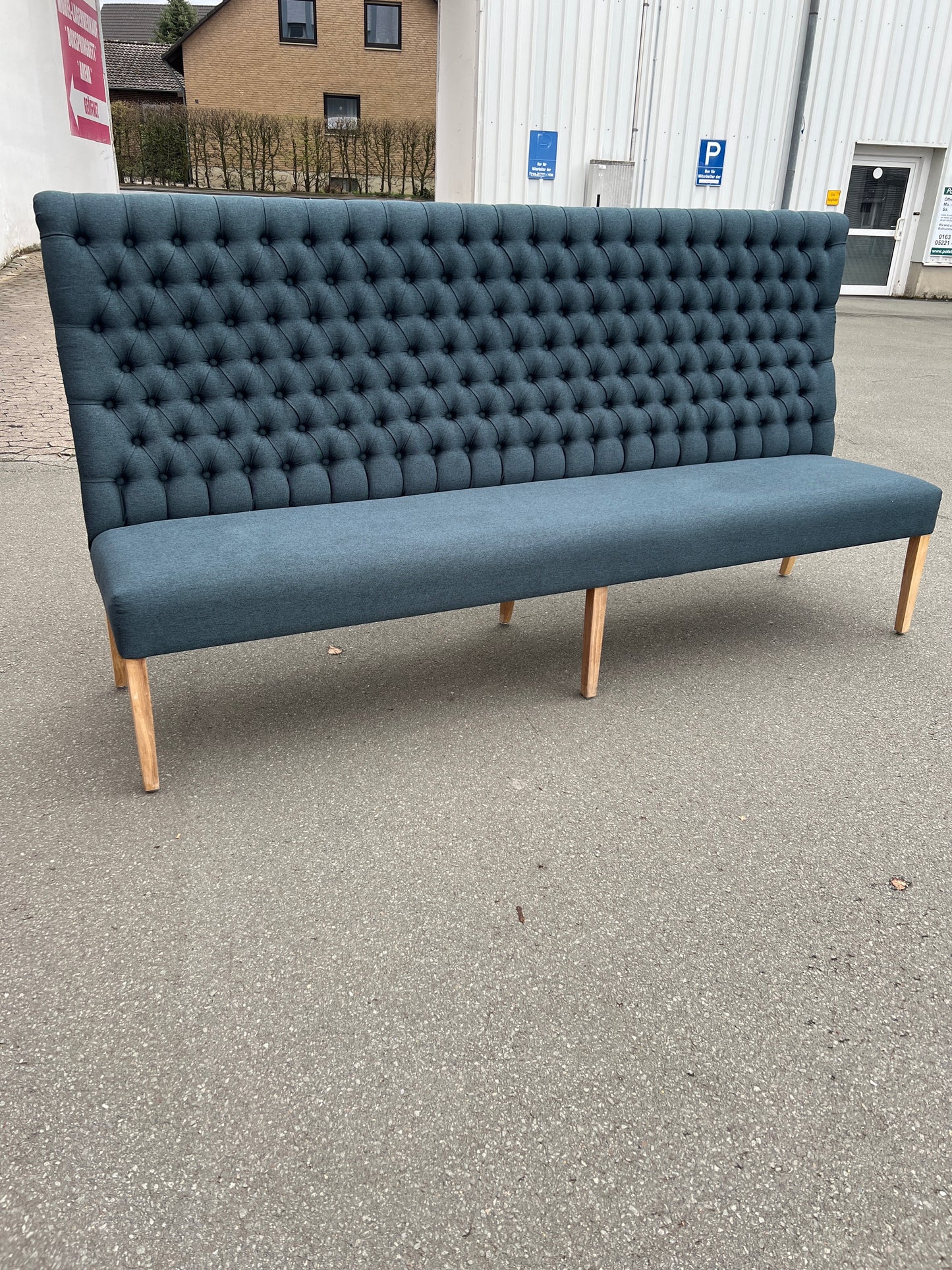 Polsterbank Eric- Etna Blau- 235cm