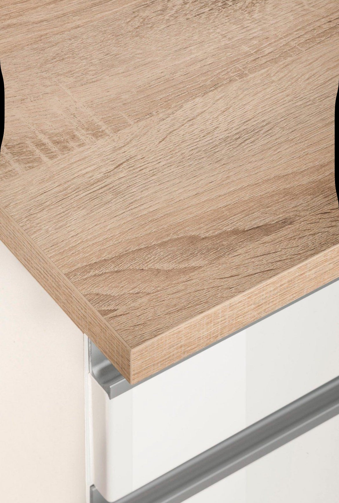 NEUE Küchenzeile mit E-Geräten, Breite 390 cm weiß Hochglanz