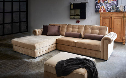 Sofa Destenzano mit Ottomane