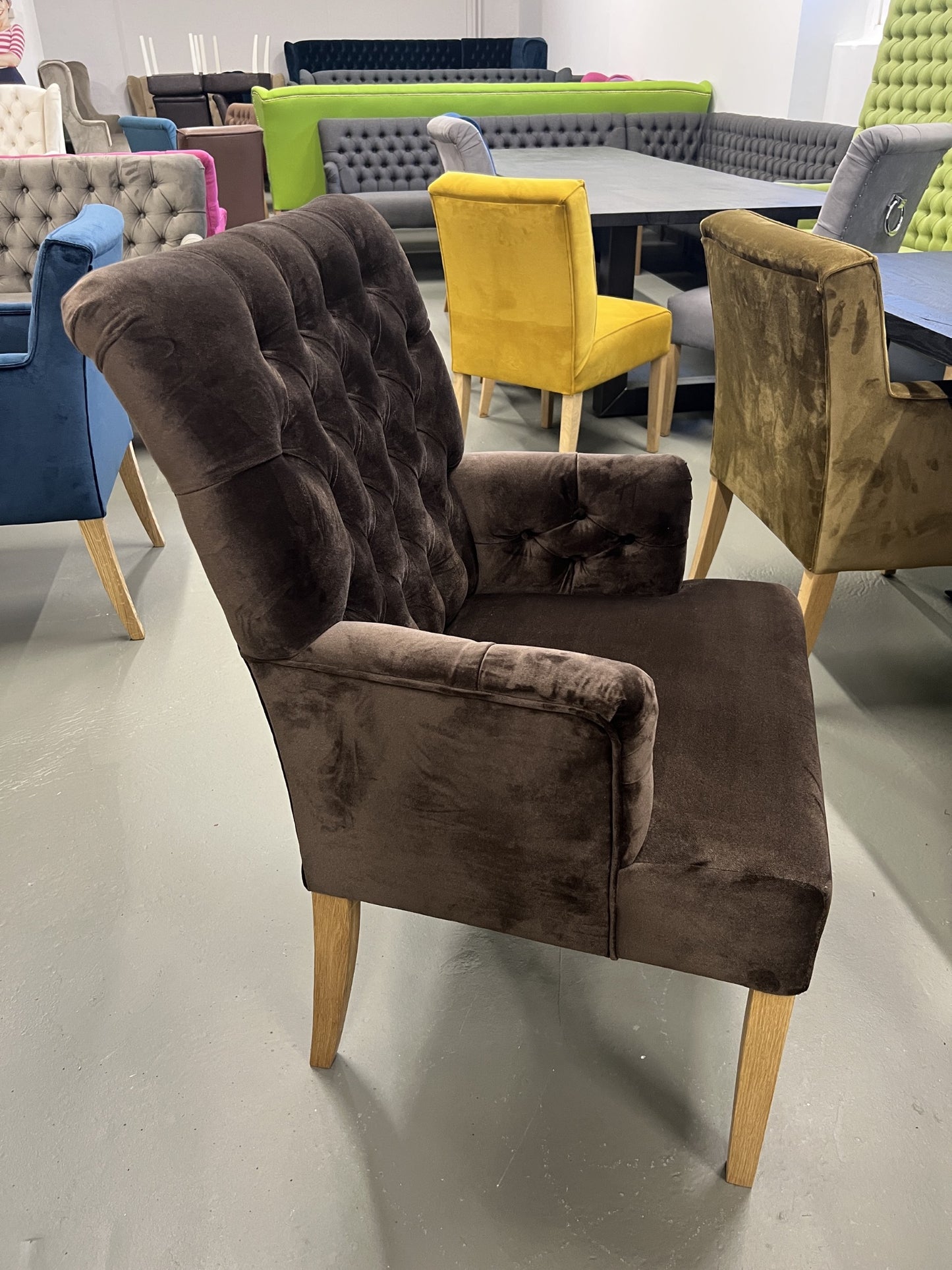 SETPREIS 4x Stuhl / Sessel / Armlenstuhl Bretagne - Juke Braun