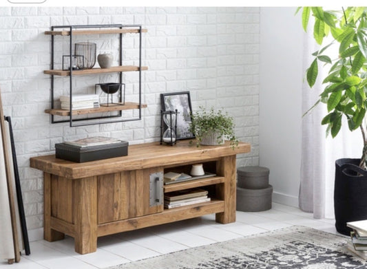 Tv Lowboard CORAL – Recyceltes Teakholz