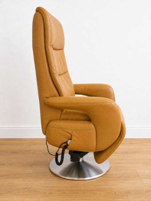 Relaxsessel - ECHTES LEDER mit Motor