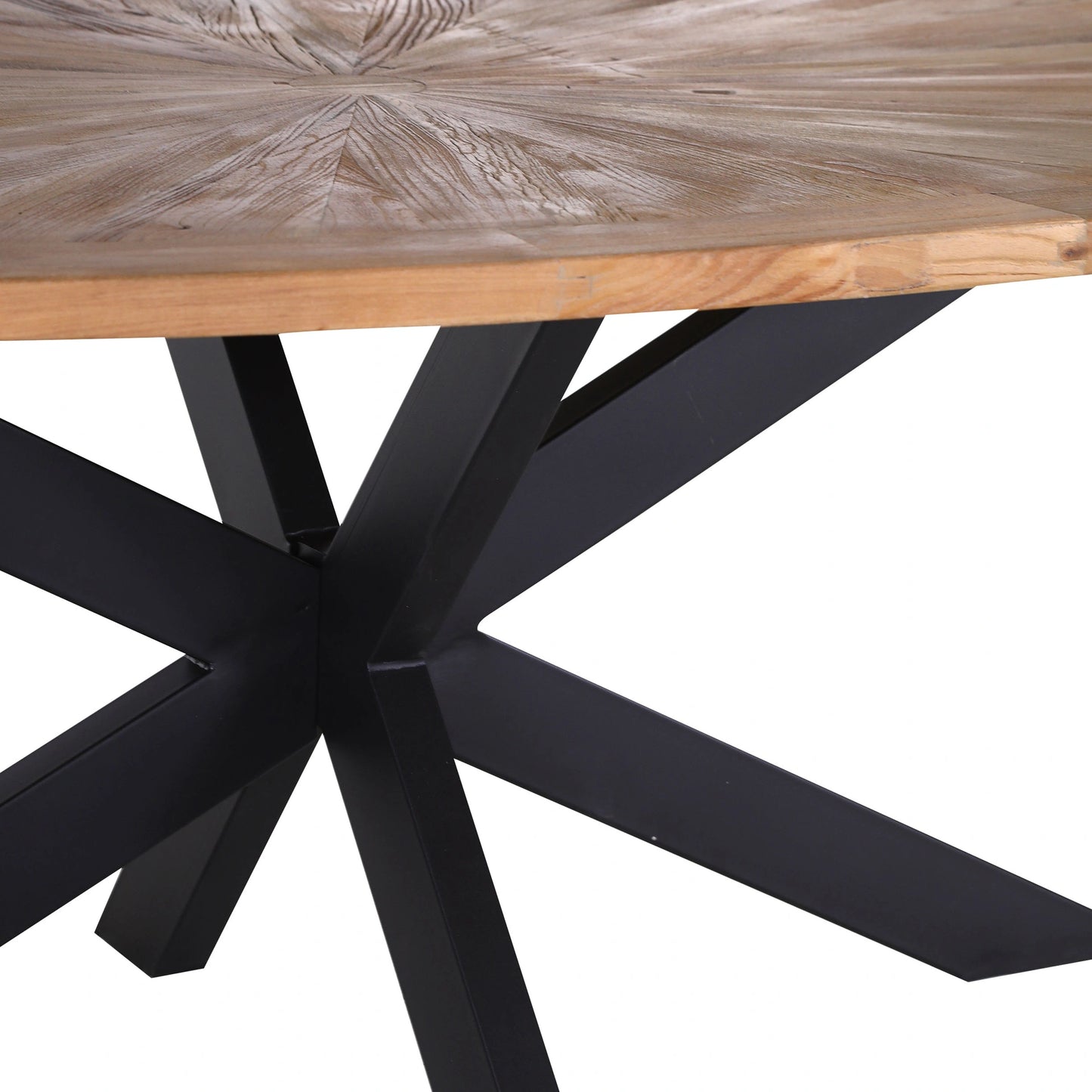 Esstisch aus Recyceltem Ulmenholz 254 x 135 cm